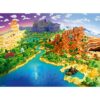 Ravensburger - Puzzle lumea Minecraft 500 piese - RVSPA01568