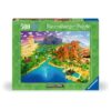 Ravensburger - Puzzle lumea Minecraft 500 piese - RVSPA01568