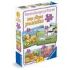 Ravensburger - Primul meu puzzle familii de animale de la ferma 2 4 6 8 piese - RVSPC04041