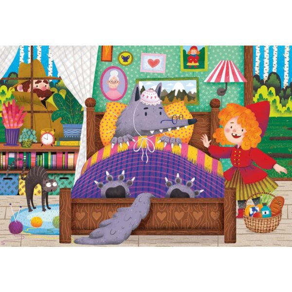 Ravensburger - Puzzle povesti cu zane 2x12 piese - RVSPC04045