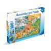 Ravensburger - Puzzle distractia copiilor in cele 4 anotimpuri 100 piese XXL - RVSPC04050