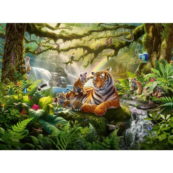 Ravensburger - Puzzle minunile faunei salbatice din jungla 300 piese XXL - RVSPC04055