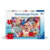 Ravensburger - Puzzle iepurasi si fructe de padure 35 piese - RVSPC04063