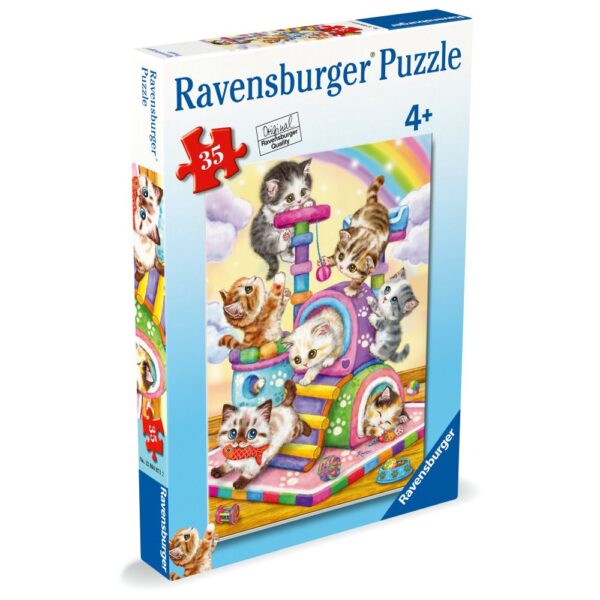 Ravensburger - Puzzle pisicute la joaca 35 piese - RVSPC04071
