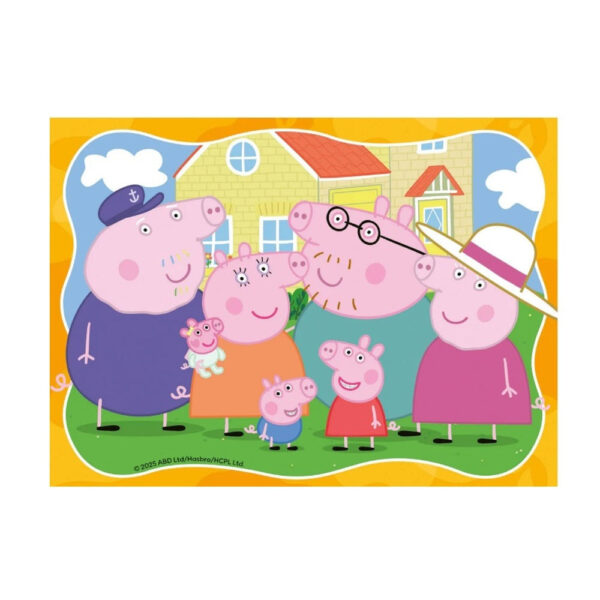 Ravensburger - Puzzle Peppa Pig 4 puzzle in cutie 12 16 20 24 piese - RVSPC04104