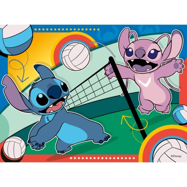 Ravensburger - Puzzle Disney Stitch 4 buc in cutie 12 16 20 24 piese - RVSPC04106