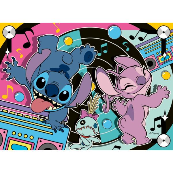 Ravensburger - Puzzle Disney Stitch 4 buc in cutie 12 16 20 24 piese - RVSPC04106