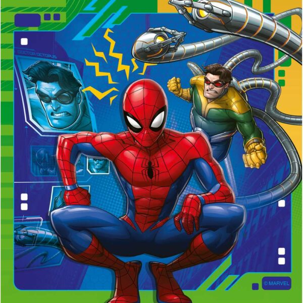 Ravensburger - Puzzle Marvel Spiderman 3x49 piese - RVSPC04115