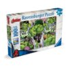 Ravensburger - Puzzle Marvel Hulk 100 piese XXL - RVSPC04119