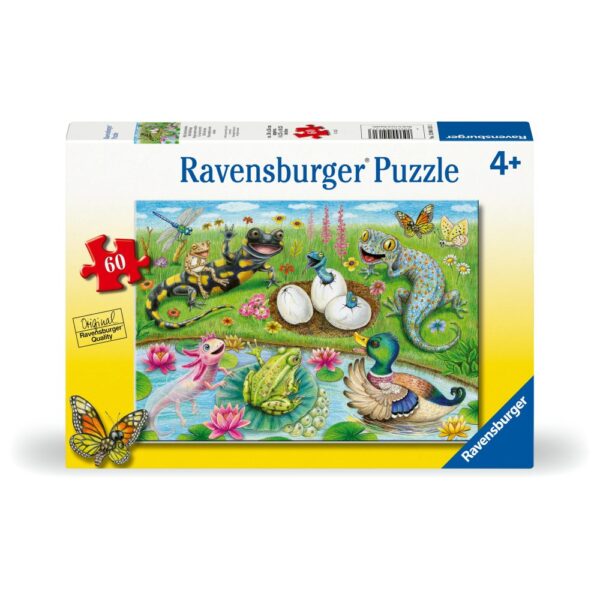 Ravensburger - Puzzle puiuti care ies din oua 60 piese - RVSPC04131