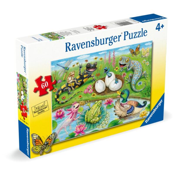 Ravensburger - Puzzle puiuti care ies din oua 60 piese - RVSPC04131