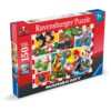 Ravensburger - Puzzle Super Mario si kart 150 piese XXL - RVSPC04143
