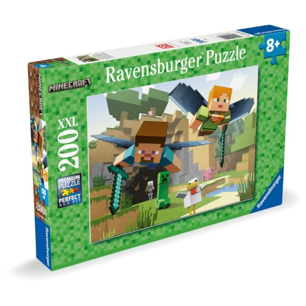 Ravensburger - Puzzle aventurile Minecraft 200 piese XXL - RVSPC04144