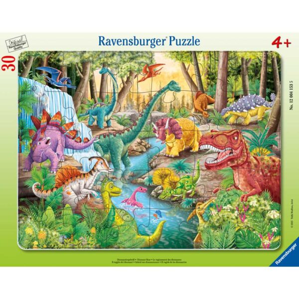 Ravensburger - Puzzle tip rama urletul dinozaurilor 30 piese - RVSPC04153