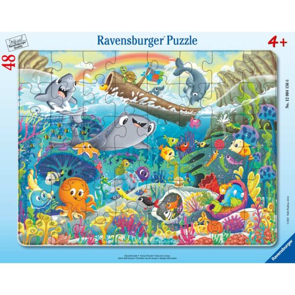 Ravensburger - Puzzle tip rama prietenii din ocean 48 piese - RVSPC04156