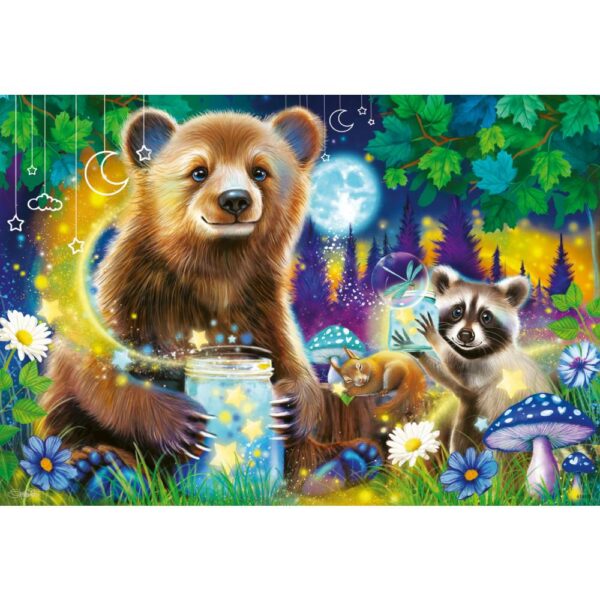 Ravensburger - Puzzle prietenii dragalasi ai padurii 2x24 piese - RVSPC04160