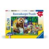 Ravensburger - Puzzle prietenii dragalasi ai padurii 2x24 piese - RVSPC04160