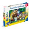 Ravensburger - Puzzle prietenii dragalasi ai padurii 2x24 piese - RVSPC04160