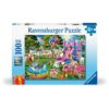 Ravensburger - Puzzle petrecere aniversara cu animalute 100 piese XXL - RVSPC04161