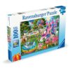 Ravensburger - Puzzle petrecere aniversara cu animalute 100 piese XXL - RVSPC04161