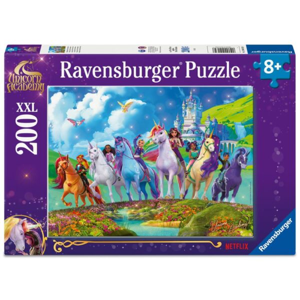 Ravensburger - Puzzle Academia Unicornilor 200 piese XXL - RVSPC04165