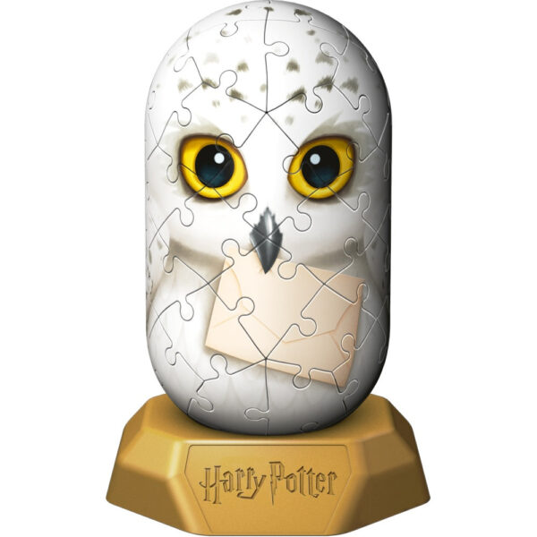 Ravensburger - Puzzle 3D Hylkies Harry Potter mini figurina de colectie Hedwig 54 piese - RVS3D08003
