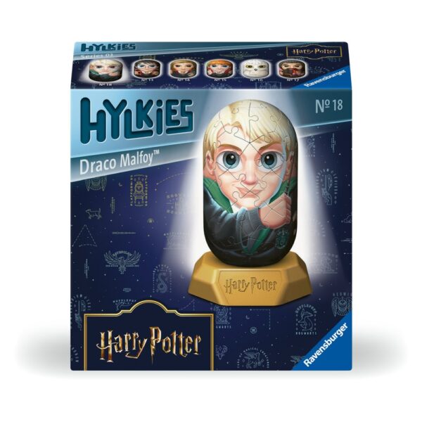 Ravensburger - Puzzle 3D Hylkies Harry Potter mini figurina de colectie Draco Malfoy 54 piese - RVS3D08005