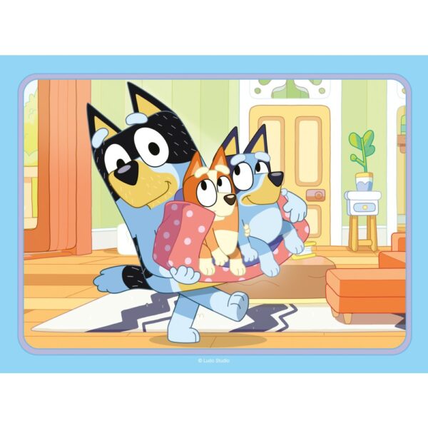 Ravensburger - Puzzle Bluey 4 buc in cutie 12 16 20 24 piese - RVSPC03111