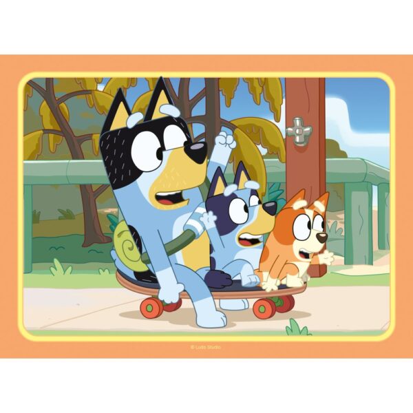 Ravensburger - Puzzle Bluey 4 buc in cutie 12 16 20 24 piese - RVSPC03111