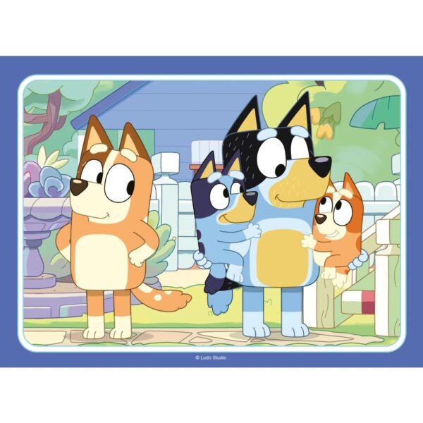 Ravensburger - Puzzle Bluey 4 buc in cutie 12 16 20 24 piese - RVSPC03111
