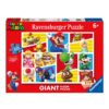 Ravensburger - Puzzle mare de podea Super Mario 125 piese - RVSPC05640