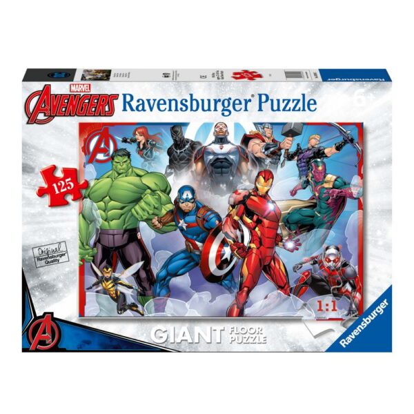 Ravensburger - Puzzle mare de podea Avengers 125 piese - RVSPC05643