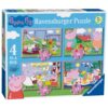 Ravensburger - Puzzle Peppa Pig 4 buc in cutie 12 16 20 24 piese - RVSPC06958