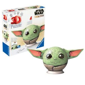 Ravensburger - Puzzle 3D Star Wars The Mandalorian figurina Grogu cu urechi 72 piese - RVS3D11556