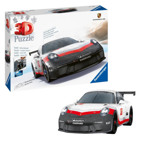 Ravensburger - Puzzle 3D Porsche 911 GT3 Cup 108 piese - RVS3D11557