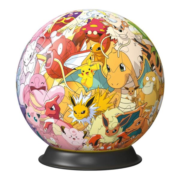 Ravensburger - Puzzle 3D bila personaje Pokemon 72 piese - RVS3D11595