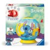 Ravensburger - Puzzle 3D bila Disney Stitch 72 piese - RVS3D11596
