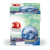 Ravensburger - Puzzle 3D bila Disney Stitch 54 piese - RVS3D11597