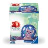 Ravensburger - Puzzle 3D bila Disney Stitch Angel 54 piese - RVS3D11598
