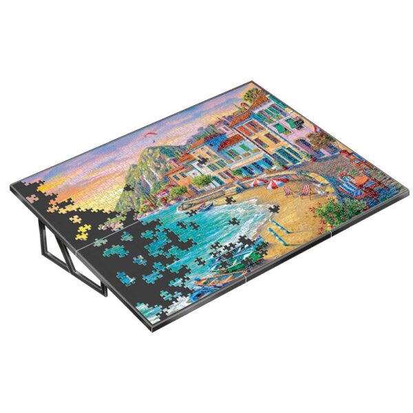 Ravensburger - Suport portabil pentru puzzle cu design elegant negru pentru puzzle orizontal de 50 x 70 cm - RVSPA16529
