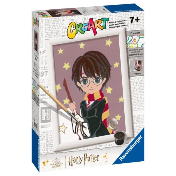 Ravensburger - CreArt pictura pe numere pentru copii Harry Potter - RVSPBN20136