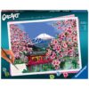 Ravensburger - CreArt pictura pe numere pentru adulti flori de cires japonez - RVSPBN20177