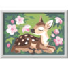Ravensburger - CreArt pictura pe numere pentru copii pui de caprioara si flori - RVSPBN20178