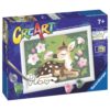 Ravensburger - CreArt pictura pe numere pentru copii pui de caprioara si flori - RVSPBN20178