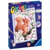 4005556201808_LEFT_3D Ravensburger - CreArt pictura pe numere pentru copii cu sclipici veverita - RVSPBN20180