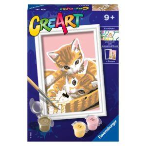Ravensburger - CreArt pictura pe numere pentru copii pisicute dragalase - RVSPBN20205