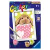 Ravensburger - CreArt pictura pe numere pentru copii iepuras in cana - RVSPBN20206