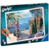 Ravensburger - CreArt pictura pe numere pentru adulti peisaj mediteranean - RVSPBN20218