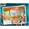 Ravensburger - CreArt pictura pe numere pentru adulti cabana cozy - RVSPBN20276