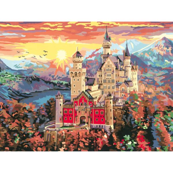 Ravensburger - CreArt pictura pe numere pentru adulti castel de basm - RVSPBN20278